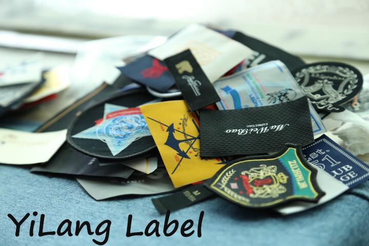 Fabric Brand Logo Denim Jeans Clothes Main Labels