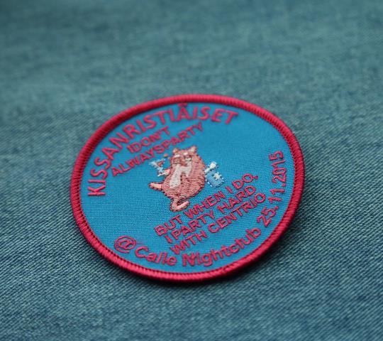 Hand Embroidery Bullion hat embroidery badge/woven sewing arm embroidery badge