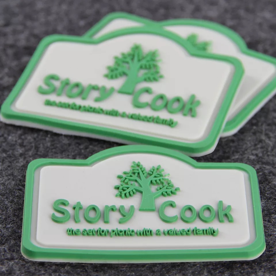 3d silicone clothing label rubber patch