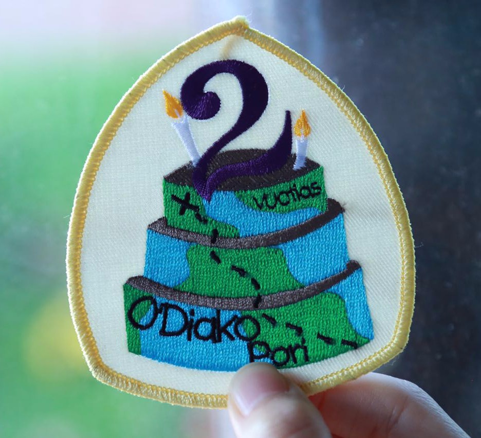 Birthday Party Number Embroidered Patch