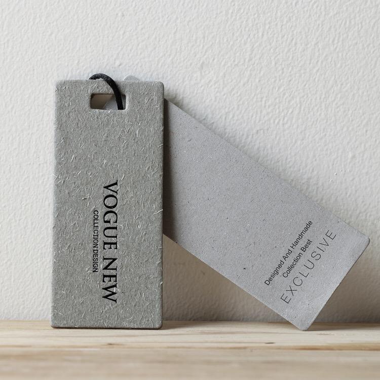 Recycled Speciality Paper Hang Tag For Clothing