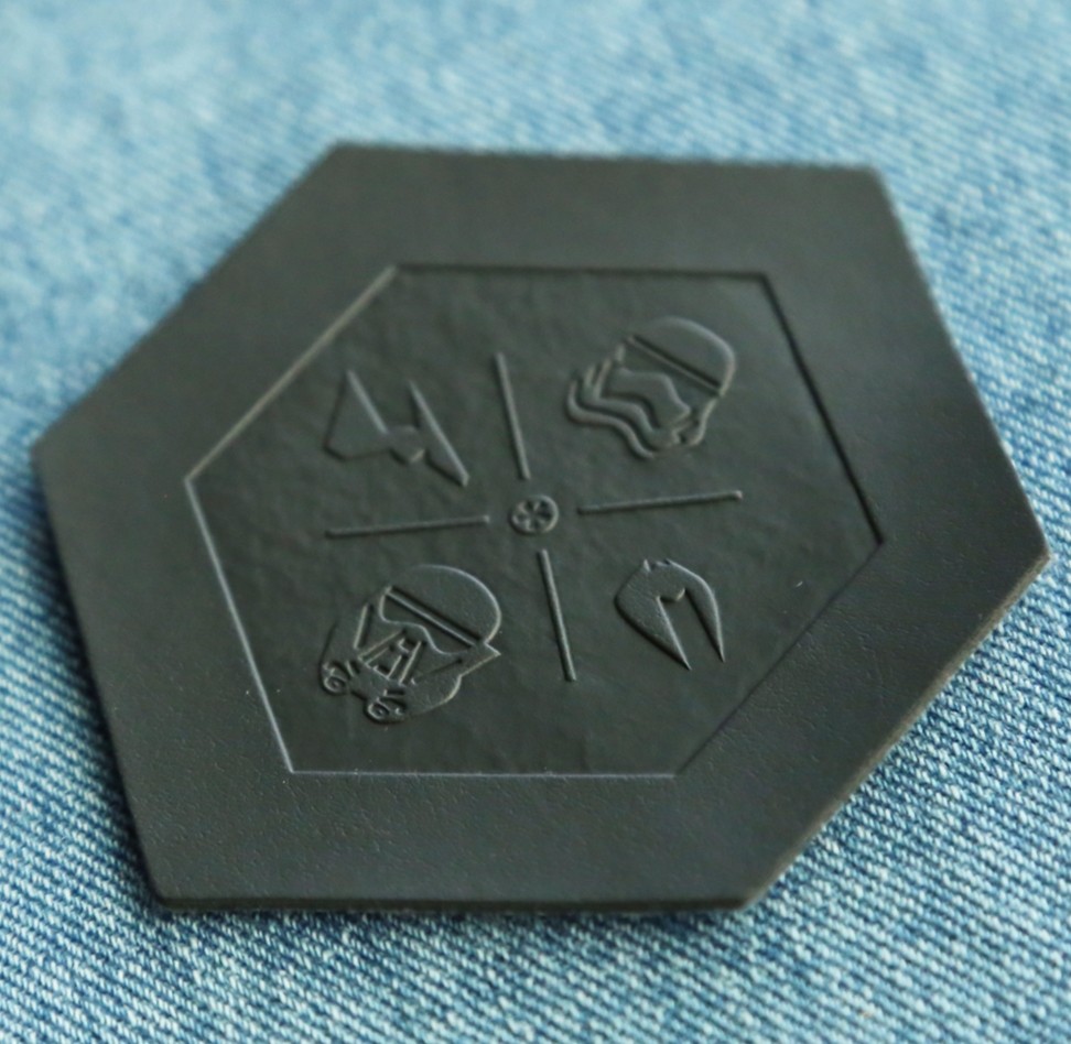 Custom Voltage PU Leather Labels For Jeans Bags Clothing