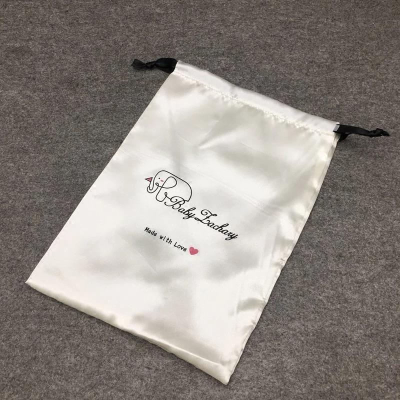 Premium Satin Drawstring Pouch Underwear Bag