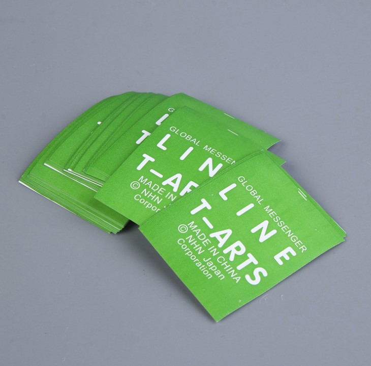 Eco-Friendly Green Color Printing Label