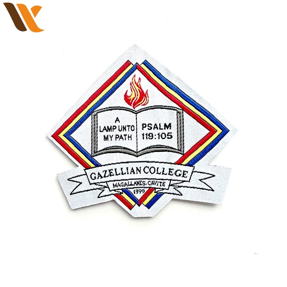 Custom Colorful College Woven Patches 2