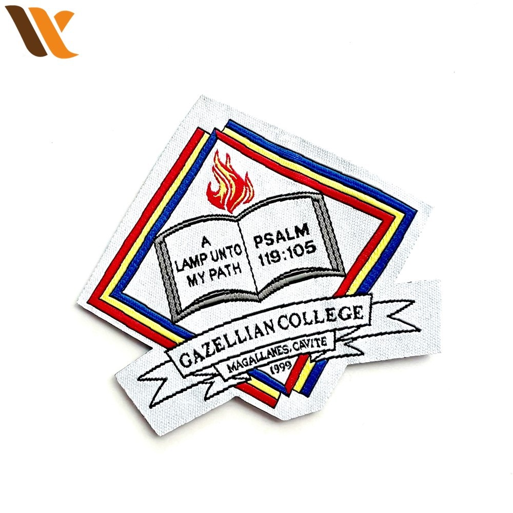 Custom Colorful College Woven Patches 3