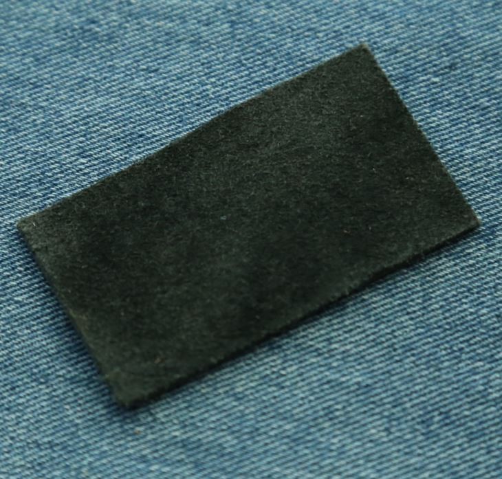 custom genuine jeans leather label design for garment