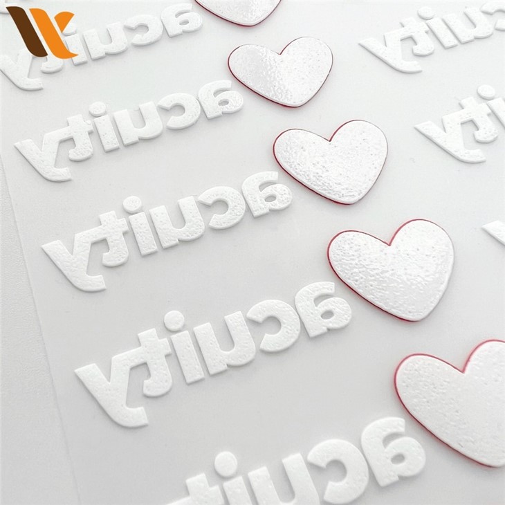 Custom Heat Transfer Printing 3D Rubber Label