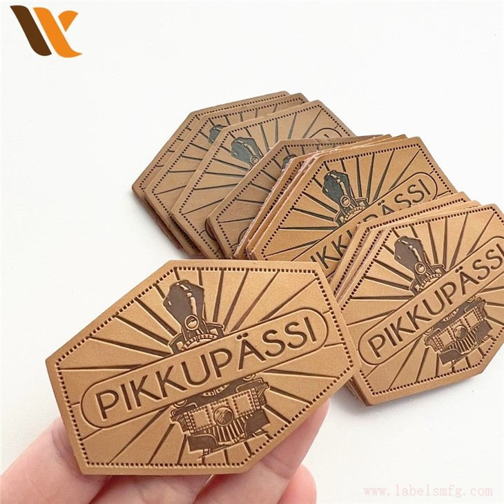Custom Made Different Colors Leather Labels